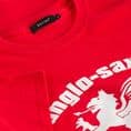 Anglo-Saxon White Dragon Red T-Shirt